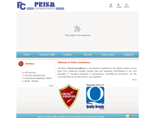 Tablet Screenshot of prismconsultancy.biz